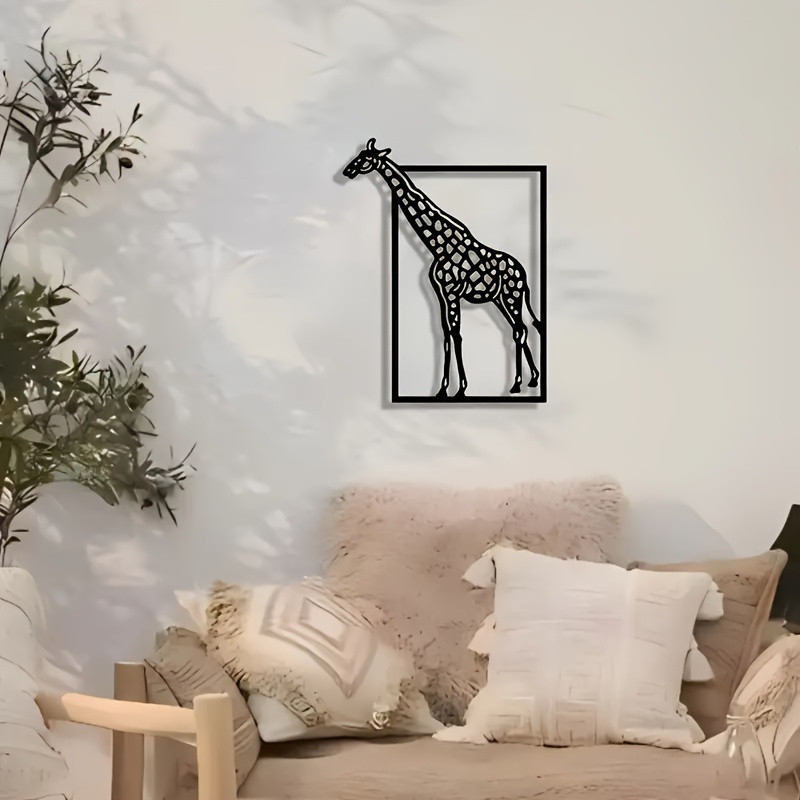 추상적인 기린 금속 벽 장식 할로윈 장식 우아하고 심플 - Art Craft Bar 리뷰 및 가격