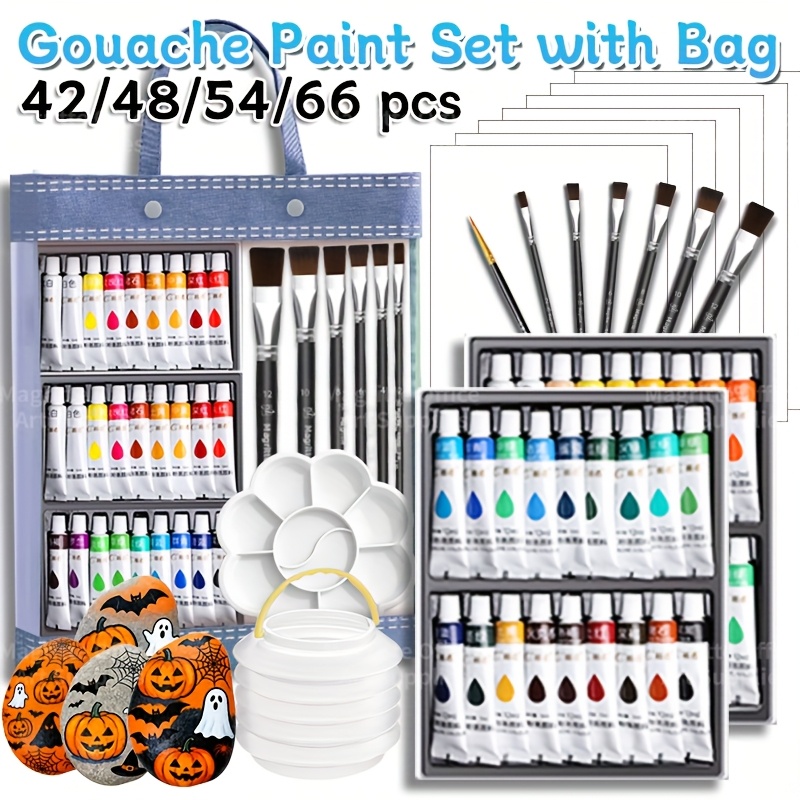백투스쿨 42/48/54/66개 구아슈 물감 튜브 세트 - Gouache Paint Set 리뷰 및 가격