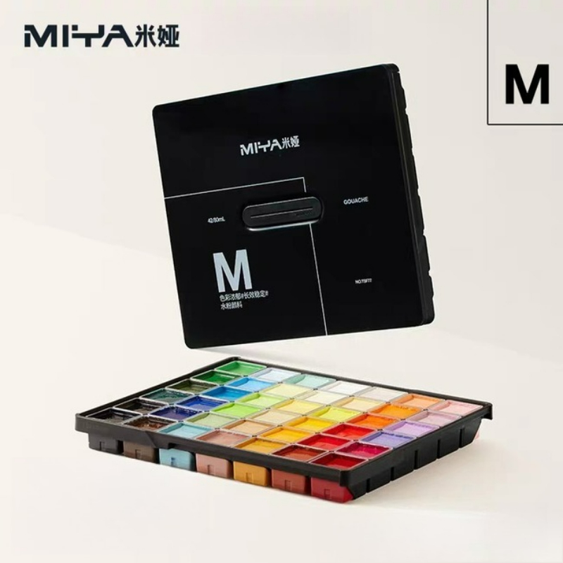미야 구아슈 물감 젤리 세트 M7 24/36/42색 3 - Gouache Paint Set 리뷰 및 가격