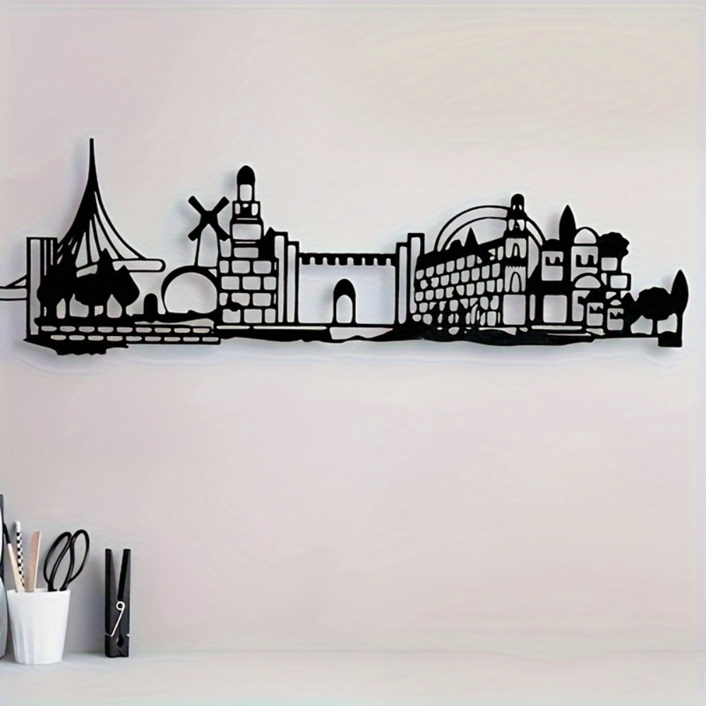 CIFBUY 금속 벽 장식 예술품, 예루살렘 스카이라인 - Art & Craft Paper For Kids 리뷰 및 가격