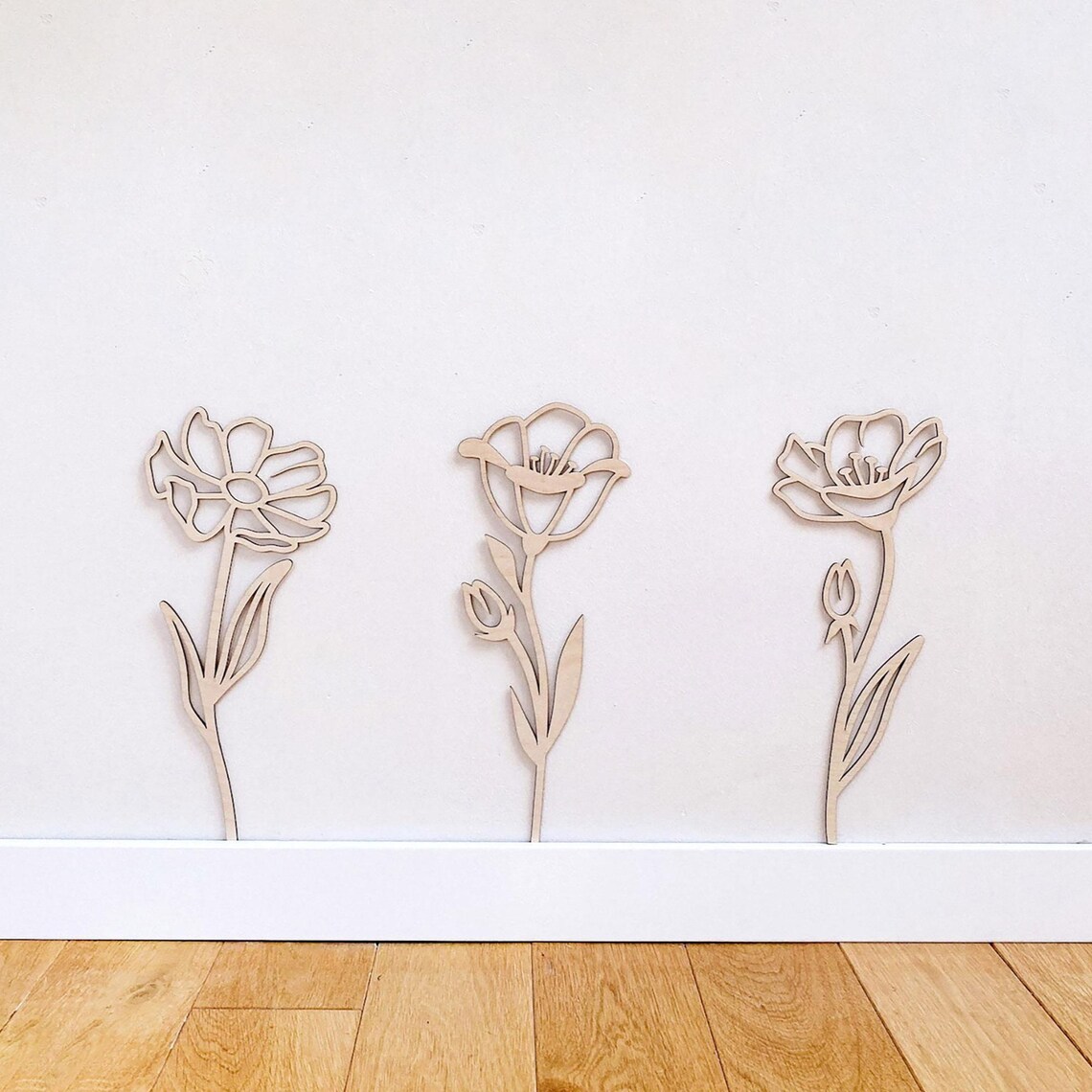 나무 소재 꽃 장식, 야생화, 아기 방 벽 장식, 꽃  - Art And Craft For Nursery 리뷰 및 가격