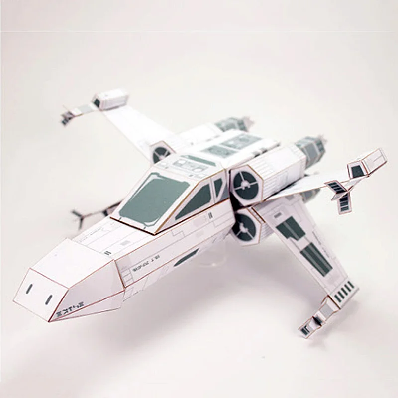 X-WING 전투기 백서 모델 미니 3D 큐브 그림 P - Art Craft Cardboard 리뷰 및 가격